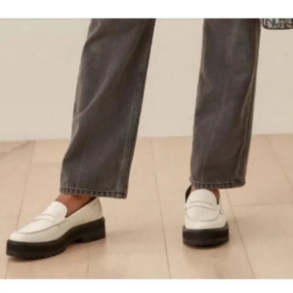 REFORMATION AGNES CROC CHUNKY LOAFER - Picture 1 of 7